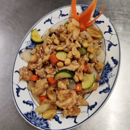 Gong-Bao Hühnerfleisch (scharf)