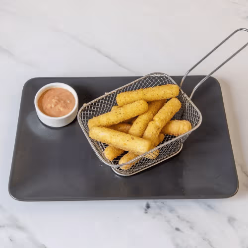 Battered Mozzarella Sticks