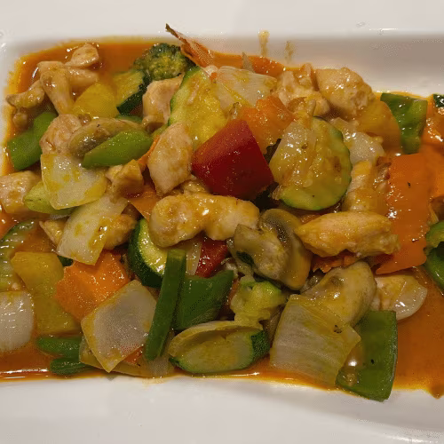 Red Curry Chicken (scharf)