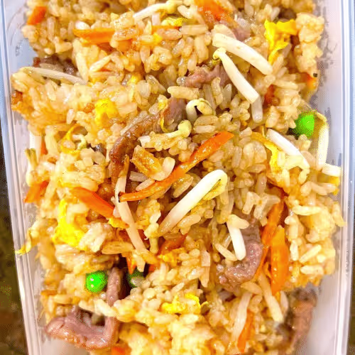 Gebratener Reis mit Rindfleisch