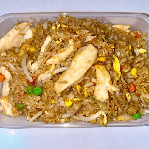 Gebratener Reis mit Hühnerfleisch