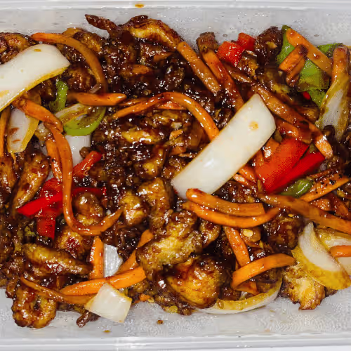 Jiao- Yen Hühnerfleisch (scharf)