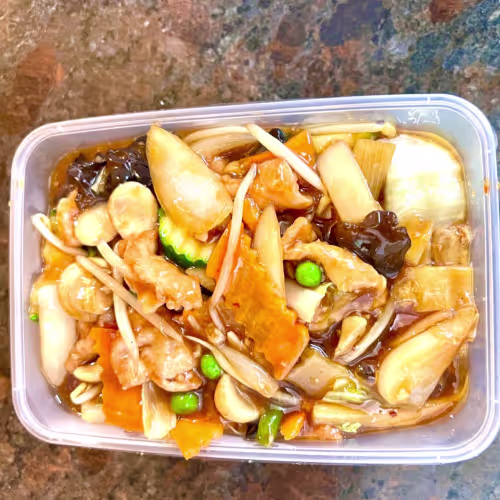 Schweinefleisch Chop Suey