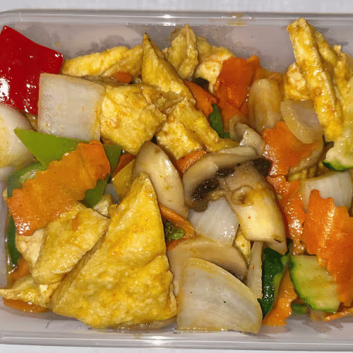 Tofu nach thailändischer Art (scharf)