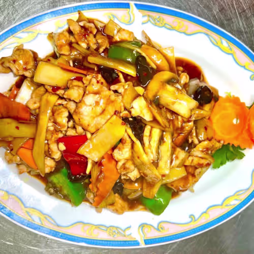 Schweinefleisch nach Se-Zuan Art (scharf)