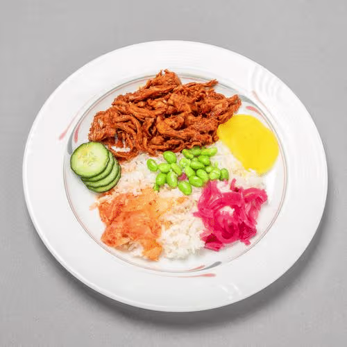 Planted Pulled Barbecue Thali