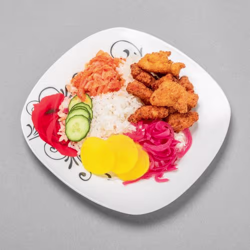Popcorn Chicken Thali