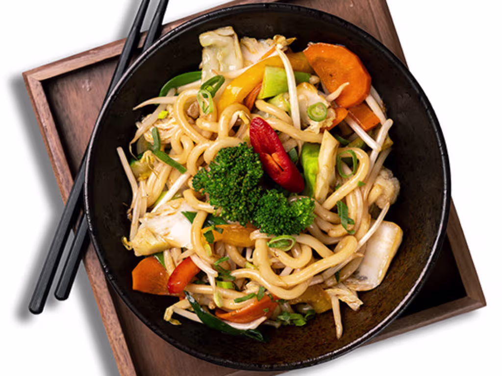 Gebratene Udon Nudeln