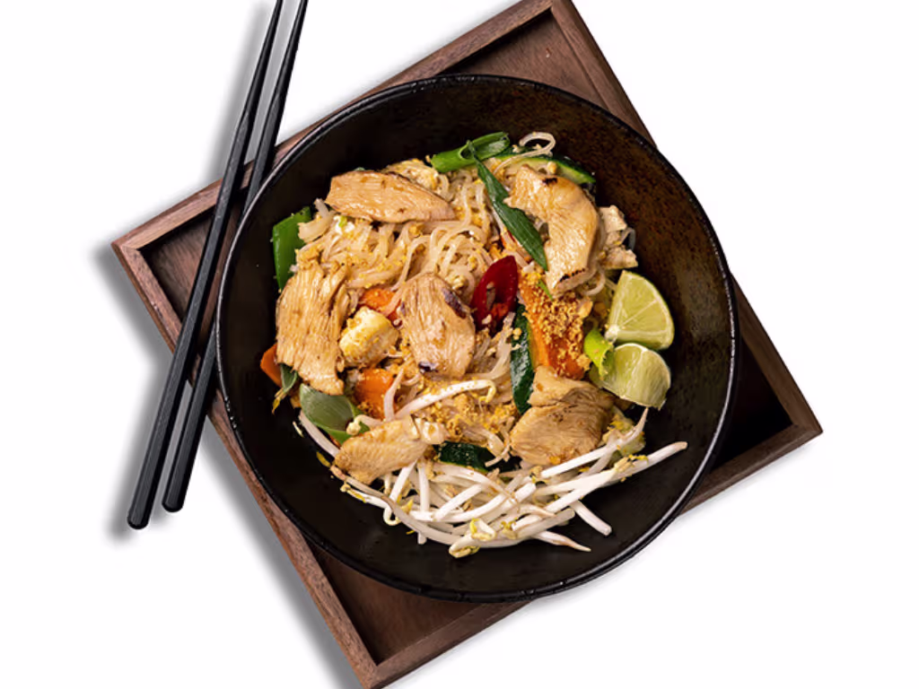 Pad Thai mit Huhn