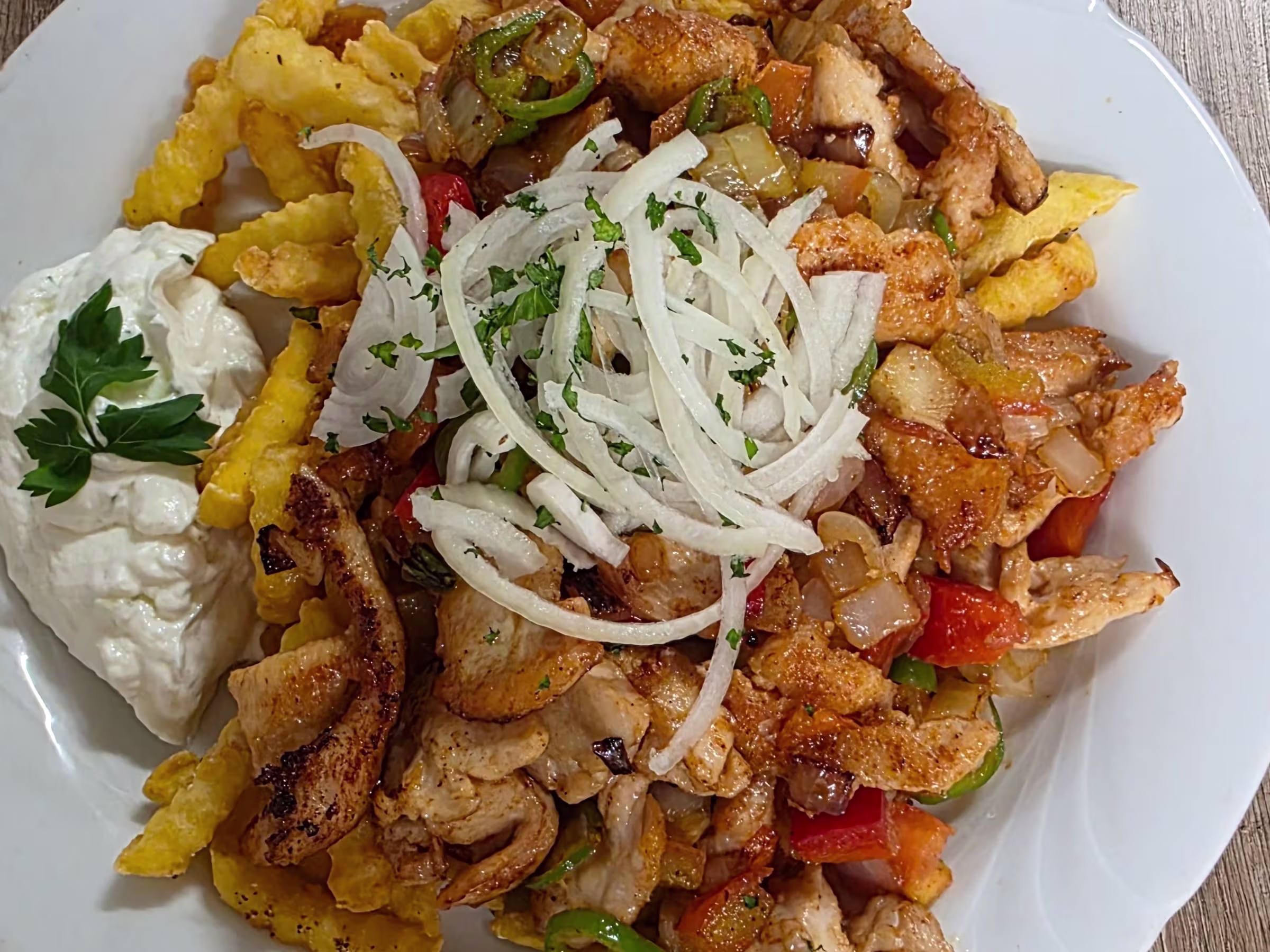 Hühner Gyros