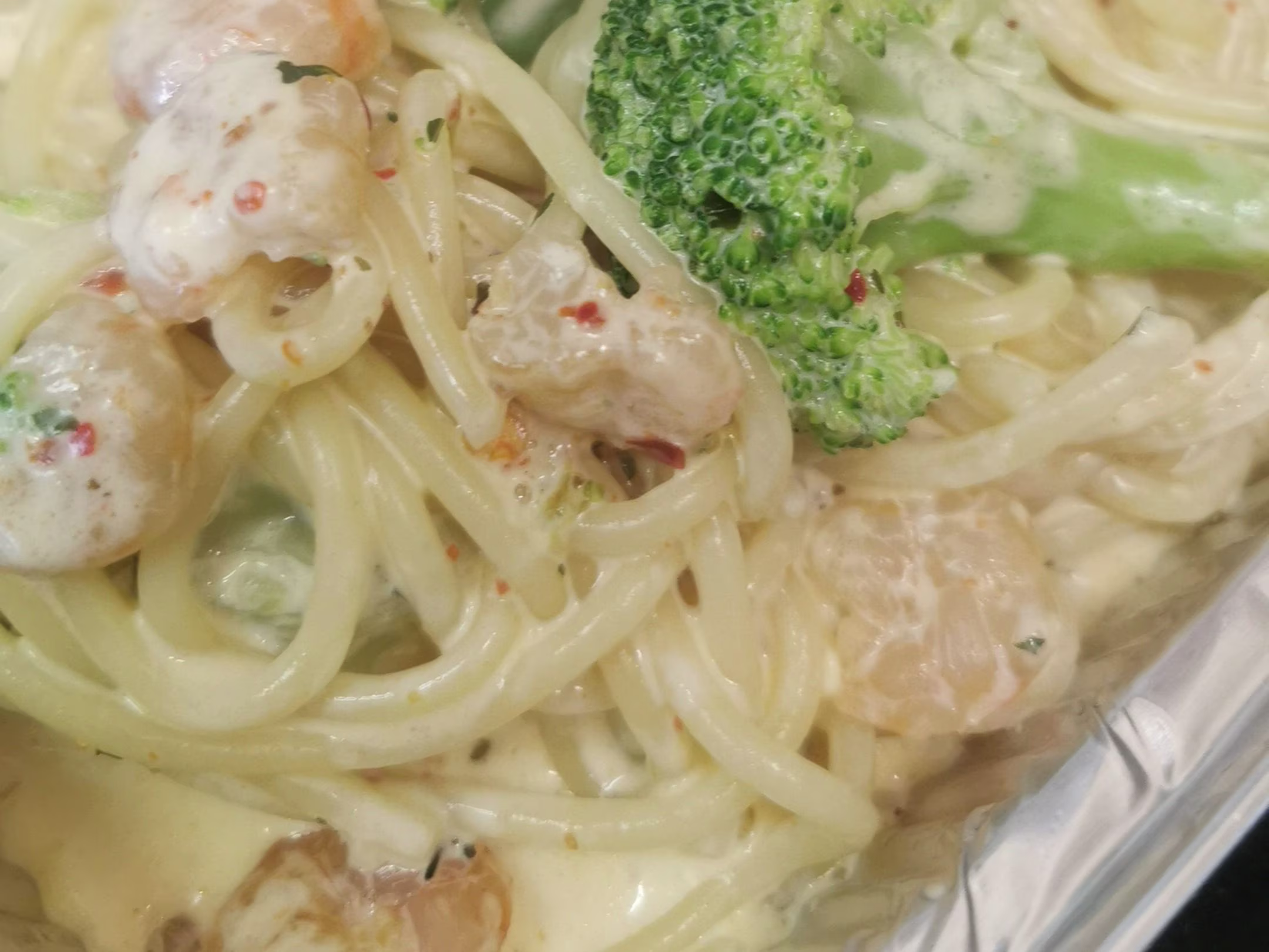 Shrimps-Brokkoli-Pasta