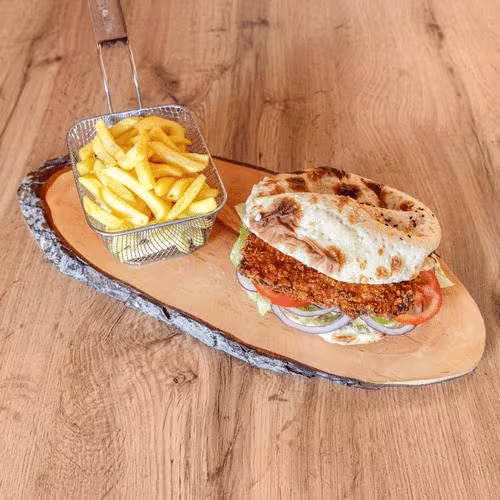 Crispy Chickenburger Menü