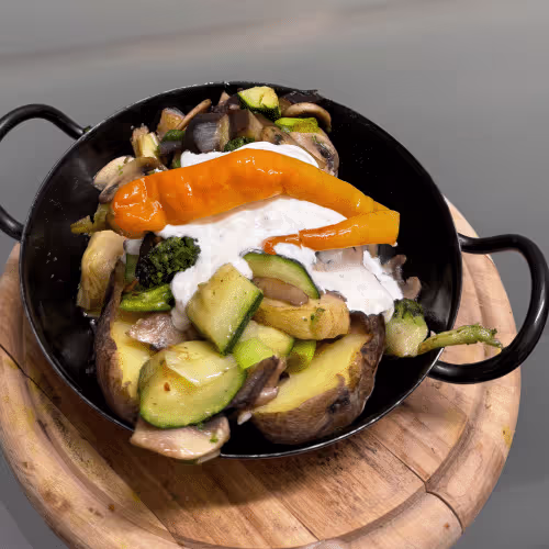 Ofenkartoffel (vegetarisch)