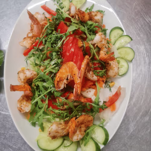 Scampi Salat