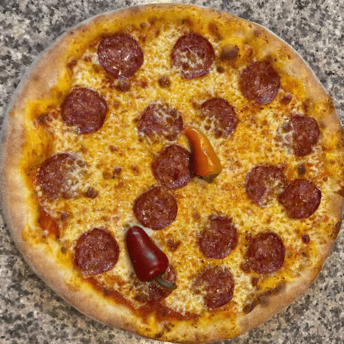 Pizza Diavolo (scharf)