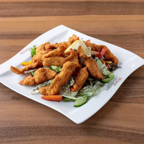 Backhendelsalat