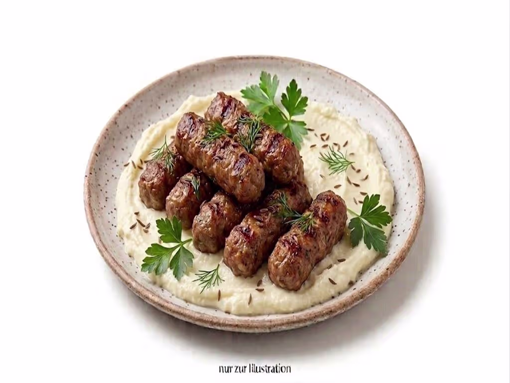 Cevapcici mit Kajmak