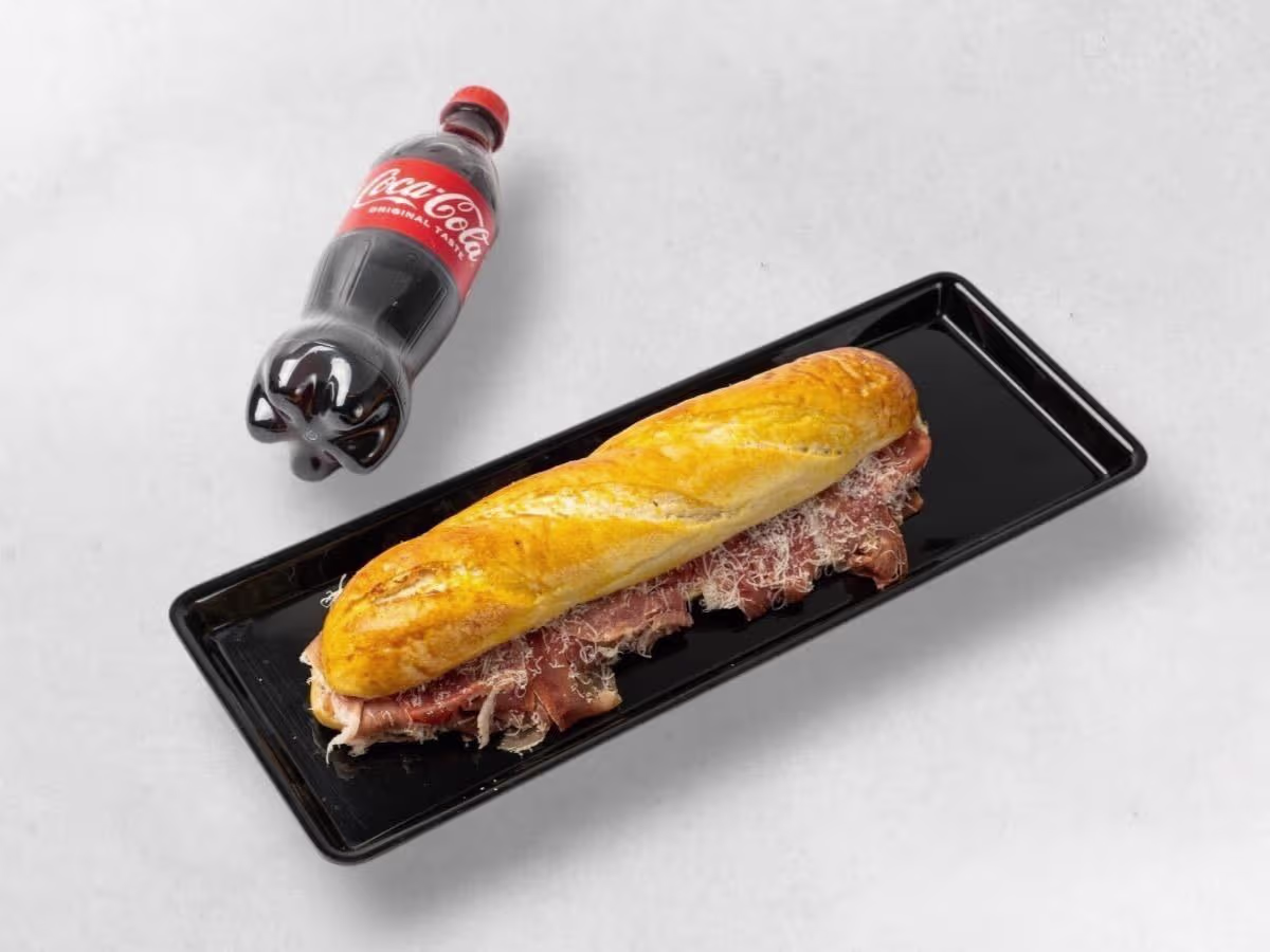 Iberico Baguette + Coca Cola
