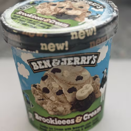 Ben & Jerrys Brookieees & Cream