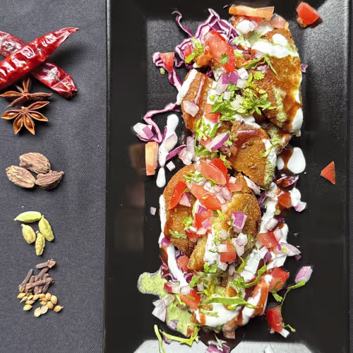 Aloo Tikki Chaat