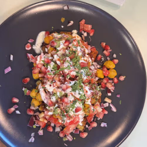 Samosa Chaat Hauptspeise