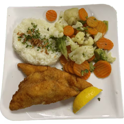Gebackenes Fischfilet