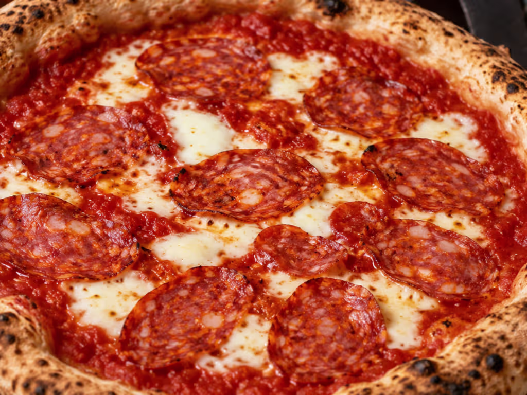 V8 Salami Pizza