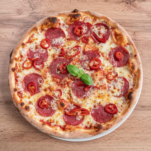 Pizza Diavolo (scharf)