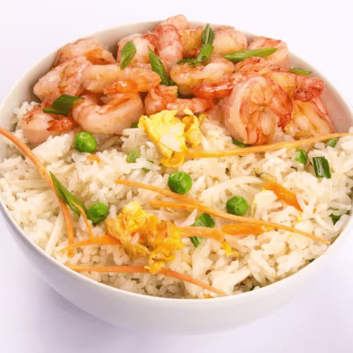Gebratener Reis mit Shrimps (groß)