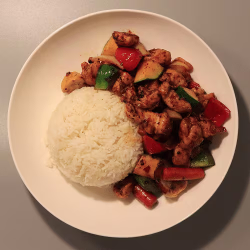 Hühnerfleisch Kung Fu Art