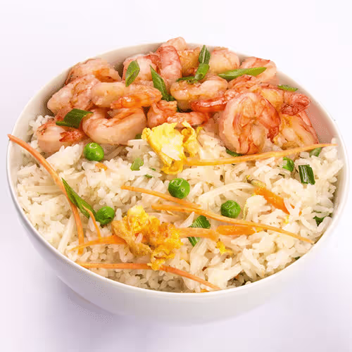 Gebratener Reis mit Shrimps (klein)