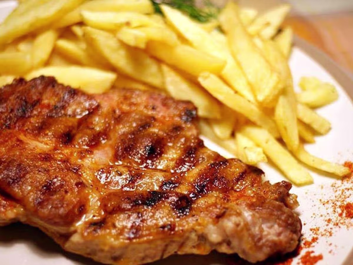 Schopfbraten Ceafa de porc la cuptor