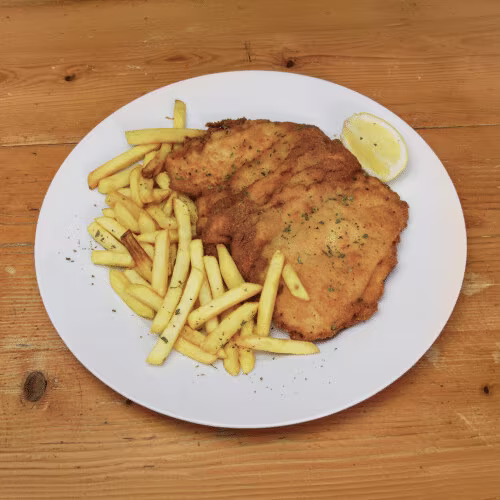 Schnitzel Wiener Art vom Huhn