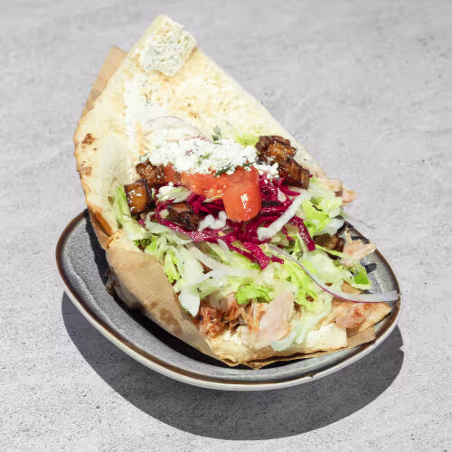 Berliner Gemüse Hühner Sandwich
