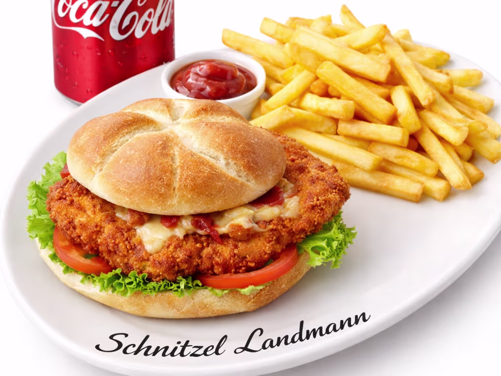 Schnitzel Semmel Menü