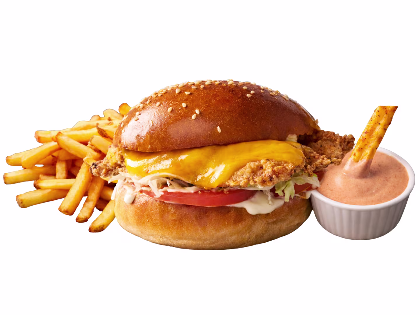 Crispy Chicken Burger Menü