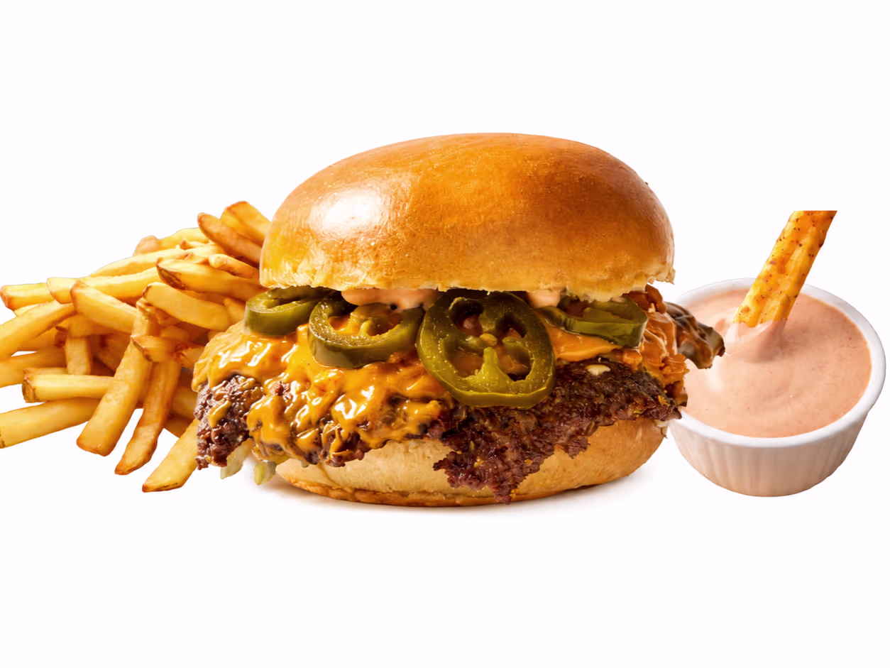 Jalapeño Smash Burger Menü