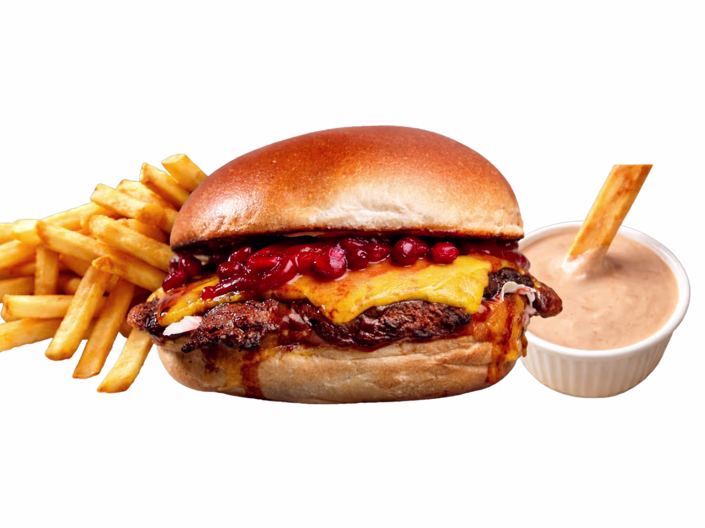 Chili Cheese Smash Burger Menü