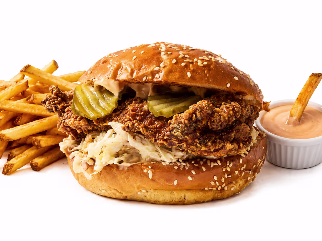 Korean Chicken Burger Menü