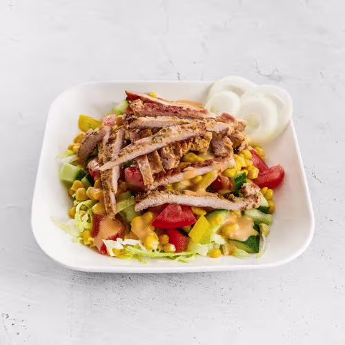 Putenstreifen Salat