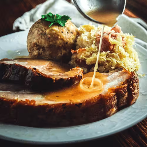 Herzhafter Schweinsbraten