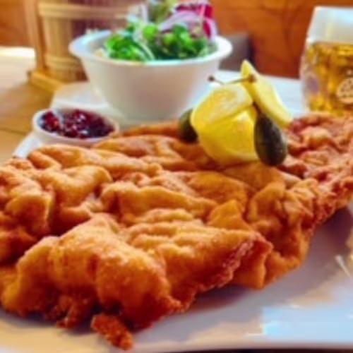 Riesen Schnitzel Menü