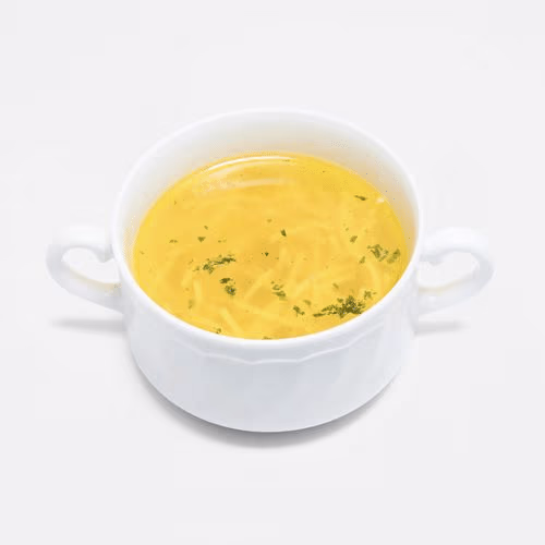 Hühnerbouillon mit Nudeln