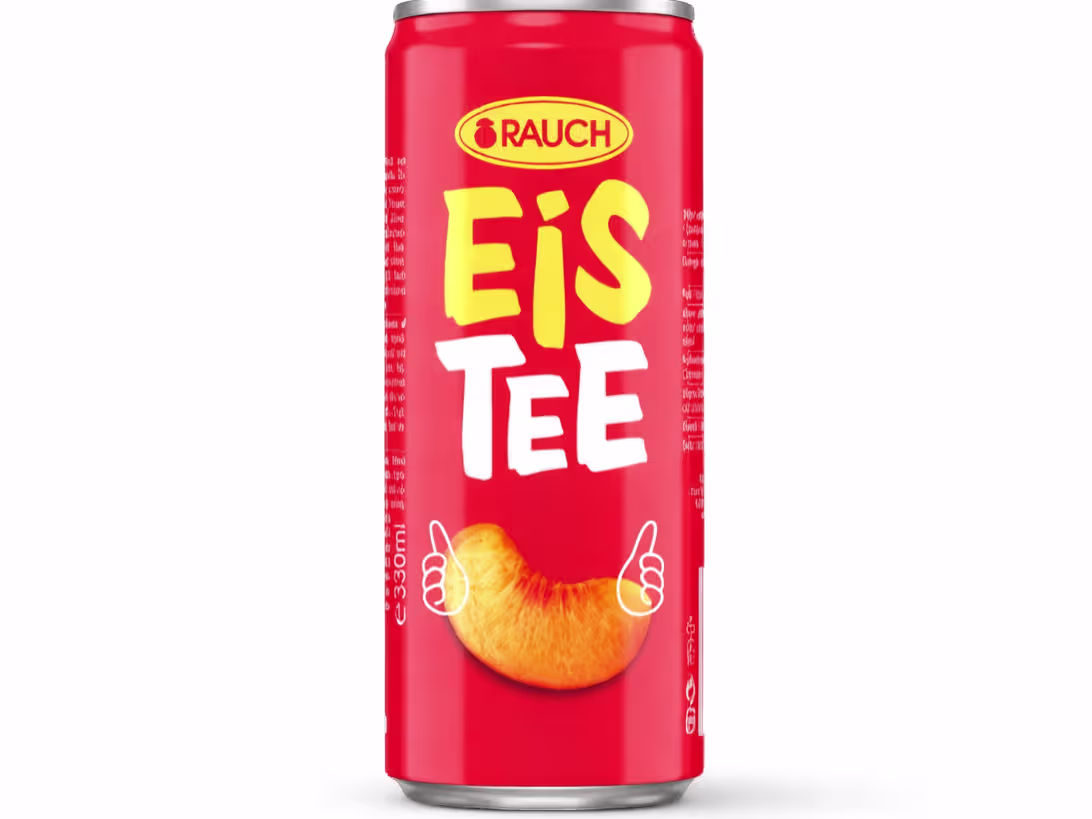 Rauch Eistee Pfirsich 0,33l (EINWEG)