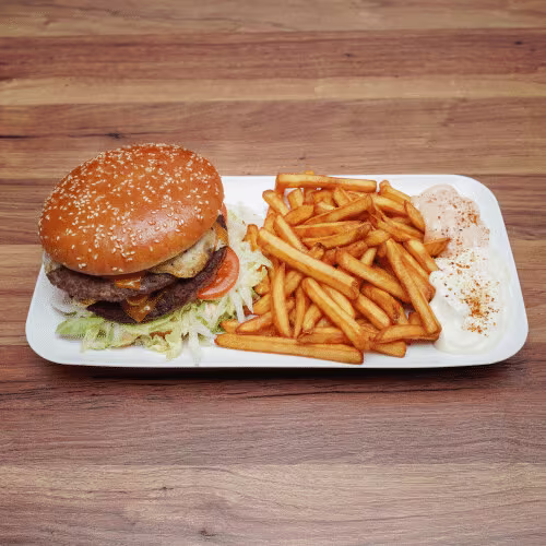 Double Streier burger
