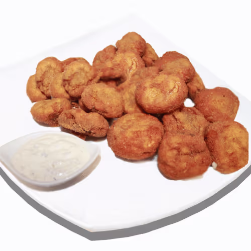 Gebackene Champignons (vegetarisch)