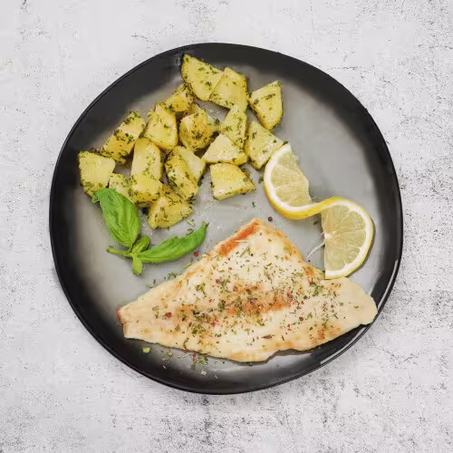 Gegrillte Scholle