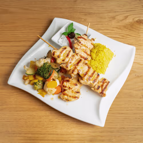 Souvlaki vom Huhn