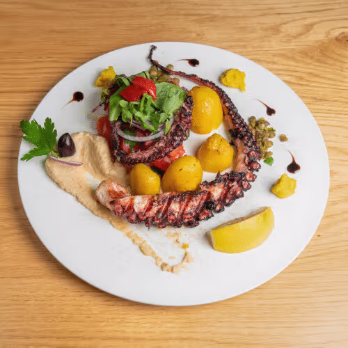 Gegrillter Oktopus