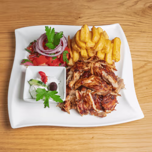 Klassisches Gyros vom Huhn